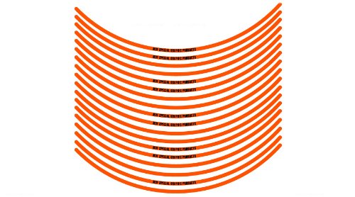 エムディーエフ リムストライプ ソリッドタイプ オレンジ 4mm幅 12インチ RIM-4M-OG-12