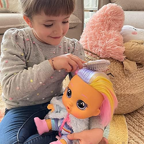 CRY BABIES Dressy Fantasy Jenna | Interactive Doll that cries Real tears with Hair to Style, Clothes to Wear and Accessories - Toy and Gift for Boys and Girls