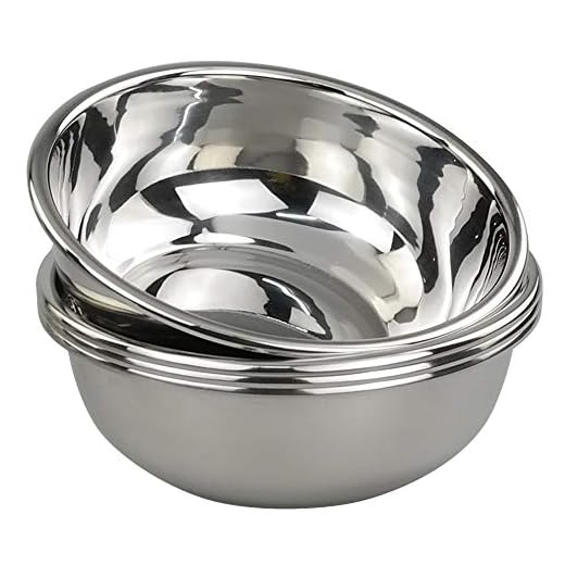 Doryh 18/10 Stainless Steel Mixing Bowls, Nesting Bowls for Meal Prep, Serving, Baking, Set of 4