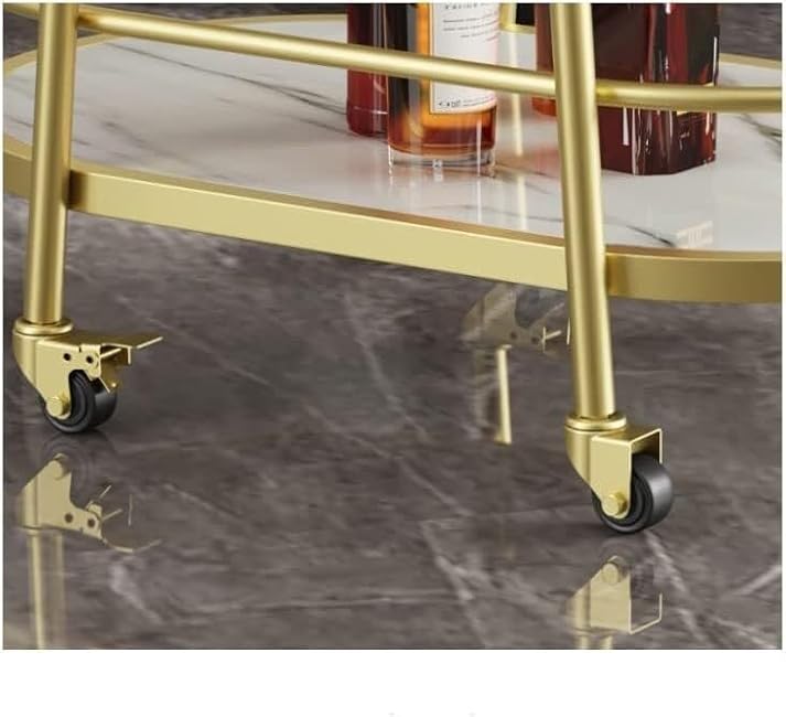 Storage Rack On Wheels 3 Tier Dining Car Trolley with Wheels Mobile Hotel Restaurant Cake Delivery Car Iron Home Kitchen Storage Cart Rolling Storage Rack Bathroom-OW66wBaE