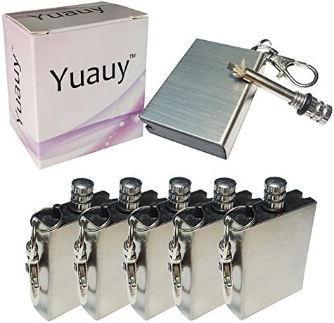 5 Pcs Emergency Hiking Survival Camping Fire Starter Flint Metal ...