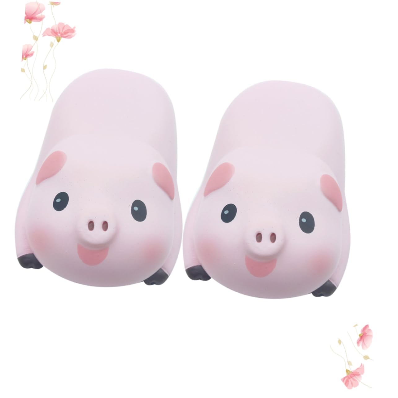 TEHAUX Lot De 3 Tapis De Souris Confortables En Coton À Mémoire De Forme En Forme De Cochon Pour Les Employés De Bureau Et Les Jeux Vidéo (2 Pièces X 3)