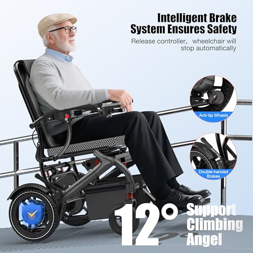 Electric Wheelchair Foldable Lightweight