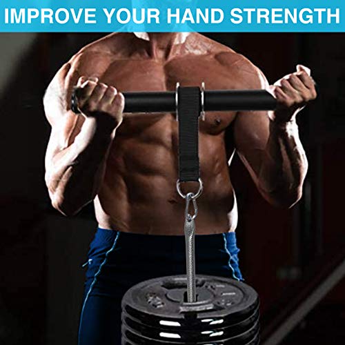 Riiai Steel Weight Plate Loading Pin Steel Workout Weights Lifting Holder Stand Rack Pulley Cable Machine System Weights Stand for Muscle Strength Training Exerciser