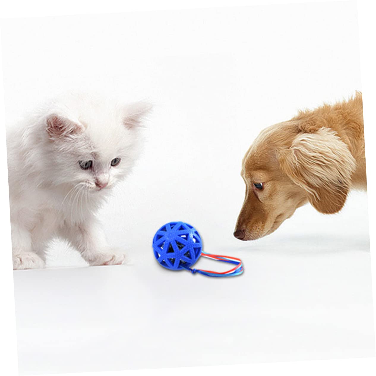 LIOOBO Funny Cat Sound Paper Ball Blue Pet for Mental Stimulation Play Durable Design Engaging Cat Teaser for Healthy Playtime