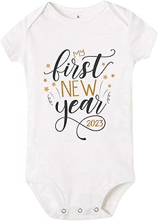 Generic Baby,Clothing,Baby Boys 0-24m,Outfits & Clothing Sets My First New Year Clothes Newborn Infant Baby Boy Girl New Year Outfits Red Letter Print Shorts Sleeves Romper Jumpsuit Outfits 2t Fleece Pants