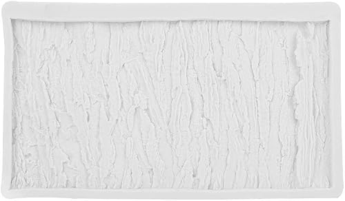 Zerodis Alfombrilla antiadherente de impresión de fondant con forma de corteza de árbol, de grado alimenticio, de silicona, pan, postres,