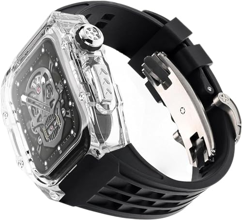 Bracelet de montre transparent en caoutchouc pour Apple Watch Ultra 2 et SE PURYN