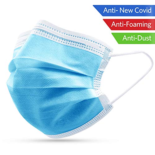 Preisvergleich Produktbild 5 / 10 / 20pcs Einwegmasken Non Woven Anti Staub Breathable 3 Ebenen Disposable 3 Ebenenmasken Non Woven Antistaubmaske -one_color
