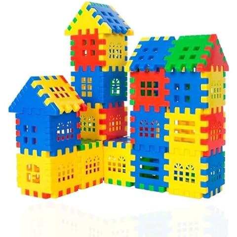 Selieve Building Blocks for Kids Age 3-7 Year Old 50 Pcs,Toddlers Building Blocks Educational Toys Set Cover