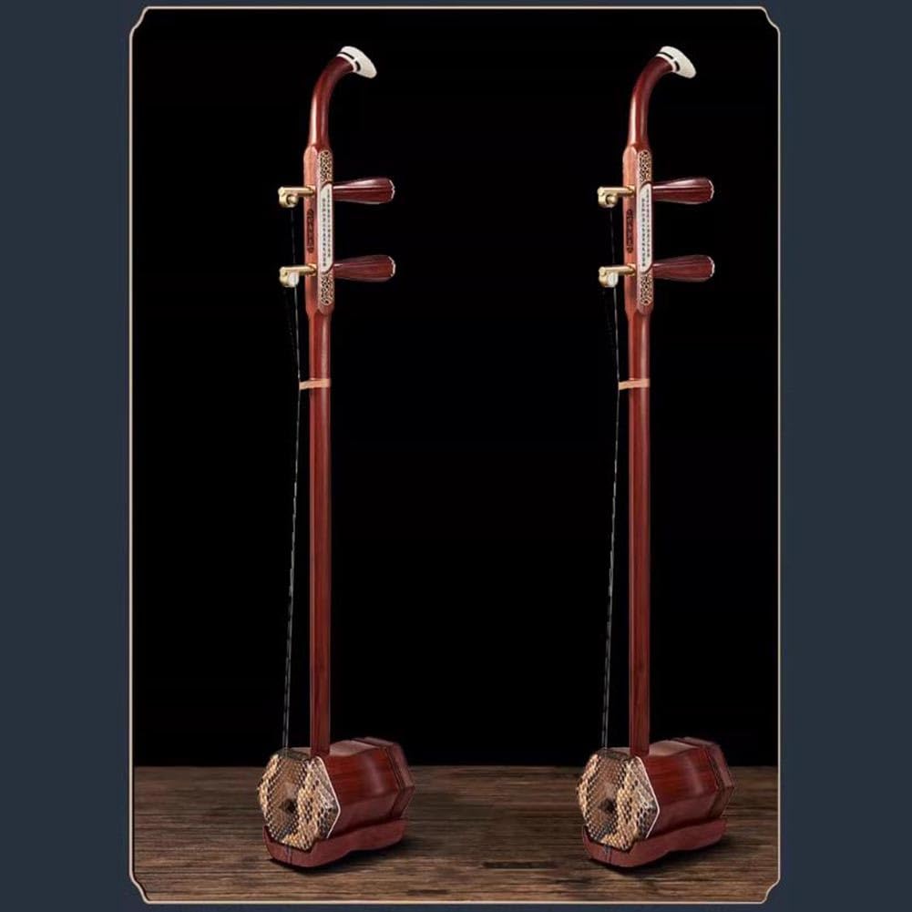 Erhu Professionale In Legno Di Sandalo Nero, Strumento A Due Corde Simile A Un Violino Cinese, Ideale Per Musicisti Esperti.(Red)