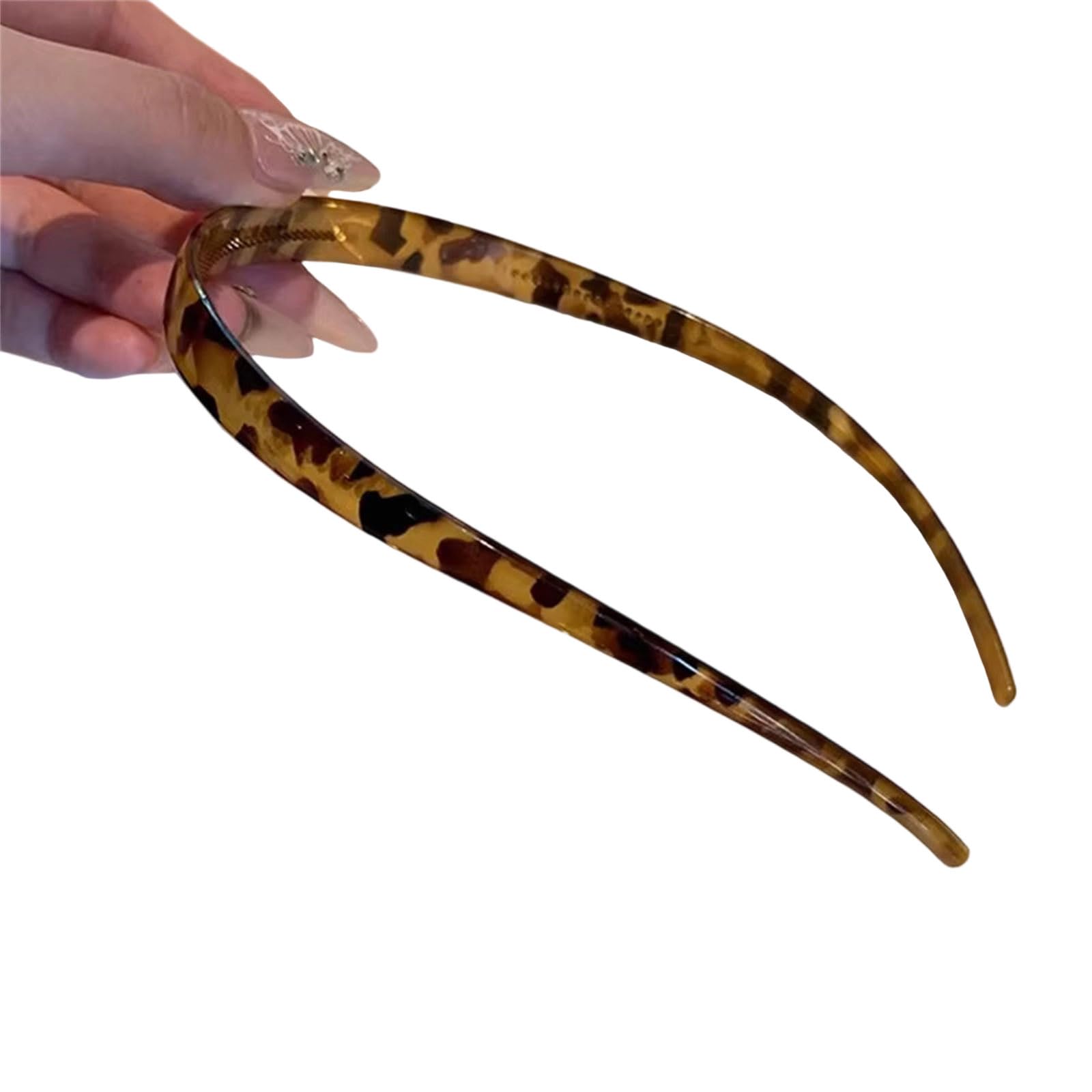 YUXITA NonSlip Hairband With Grip Lightweight Acetate Headbands For Women Girls Multi Color Set