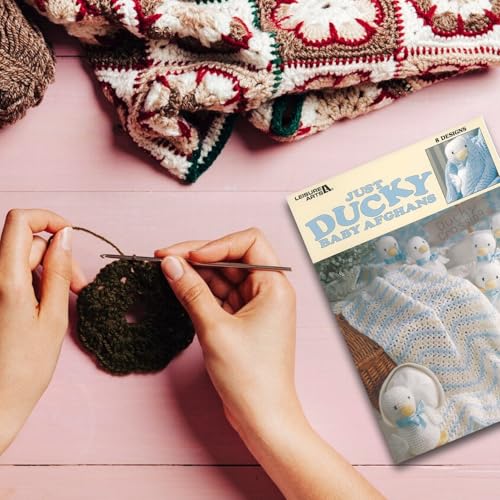 image for Leisure Arts Just Ducky Baby Afghans Crochet Book, Crochet Book, Patte
