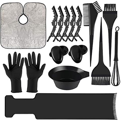 Kit de tinte de pelo Dreamtop de 18 piezas Cover