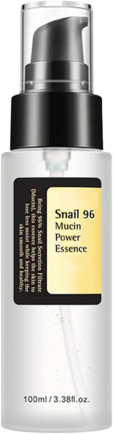 Snail Repair Essence 100ml - 96% Snail Mucin & Hyaluronic Acid Serum for Face, Intensive Hydration & Skin Repair, Korean Skincare, Anti-Aging & Pore Minimizing Serum for Dull (1PCS)