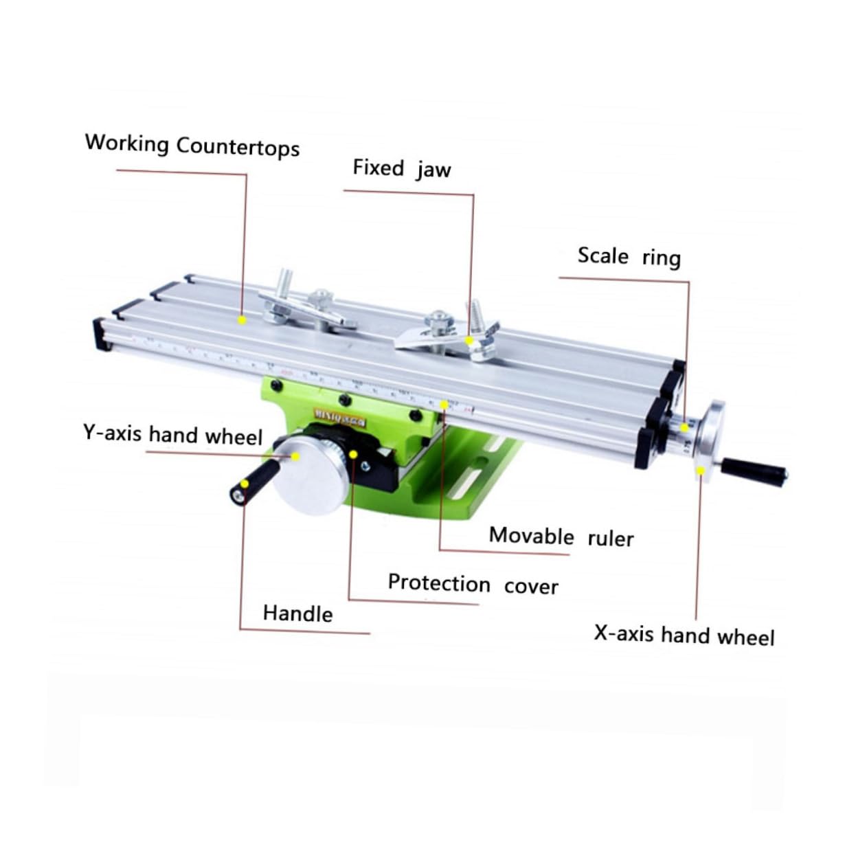 HOMSFOU 2sets Mini Trapano Da Tavolo Con Supporto Multifunzionale Per Fresatrice e Lavorazione Struttura Compatto e Preciso Utile Per Hobby e Fai Te