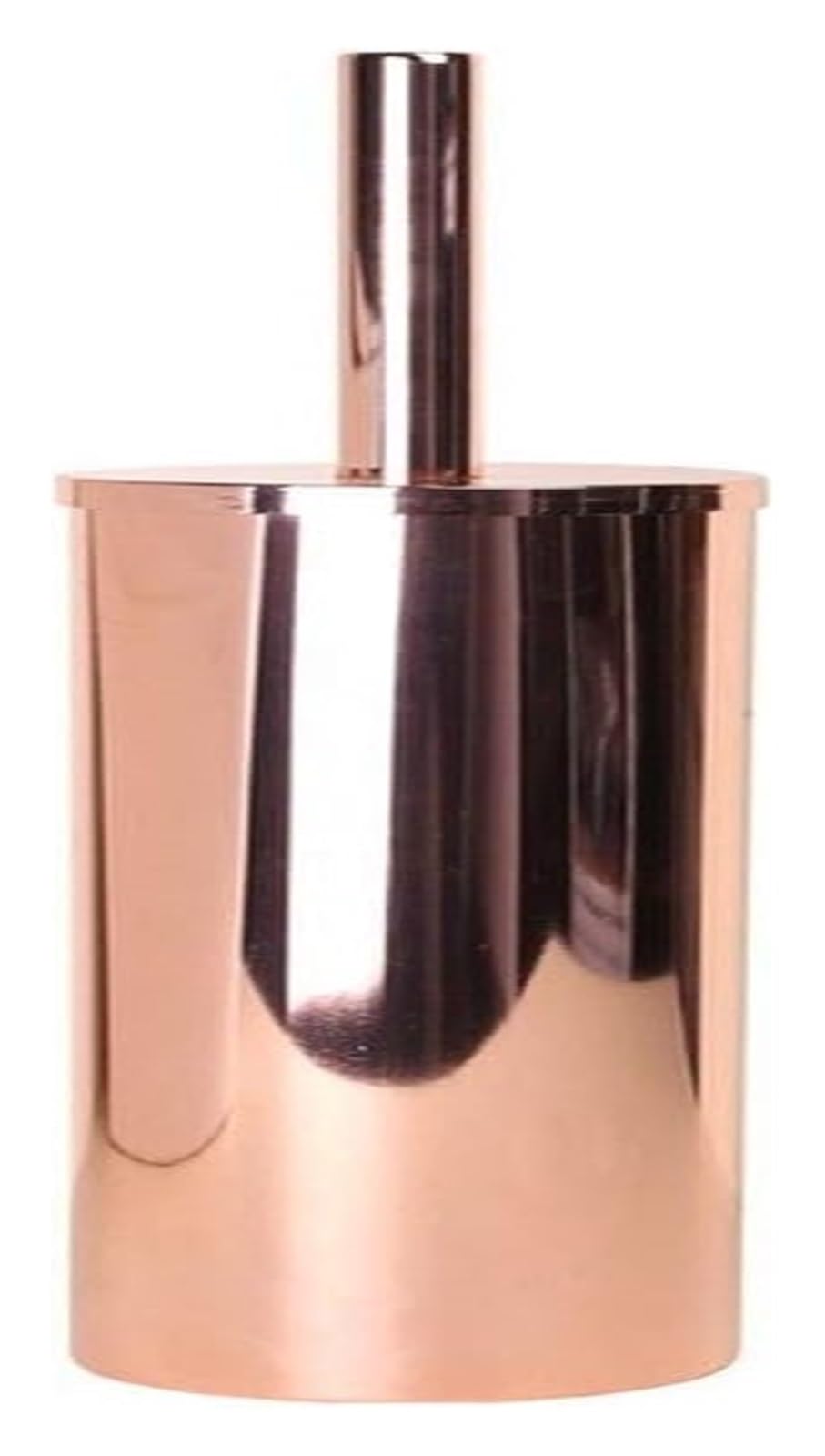Set scopino per WC - Detergente per Bagno Indipendente in Acciaio Inossidabile da 15,7" con Spazzola Morbida, scopino e Supporto per WC AntiGraffio - Elegante Nero