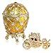 Triple Easter Treasure: Royal Egg Replica Set Lilies of the Valley Egg with a Crown & Coronation Egg set