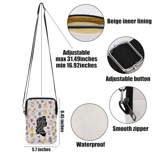 Image of Anime Fans Cute Cross Body Bag Anime Gifts Phone Bag Shoulder Bags Adjustable Shoulder Straps Sling Bag Japanese Gifts