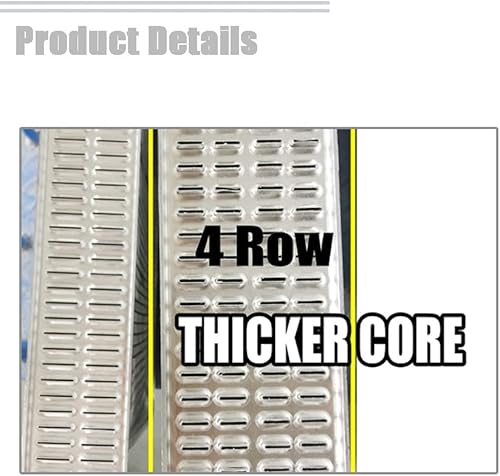 Miniatura 6 de Juego de 4 filas de radiador y ventiladores compatible con Ford F150 F250 F350 Super Duty Expedition 42L 46L 54L V8 FX2 FX4 Lariat con kit de