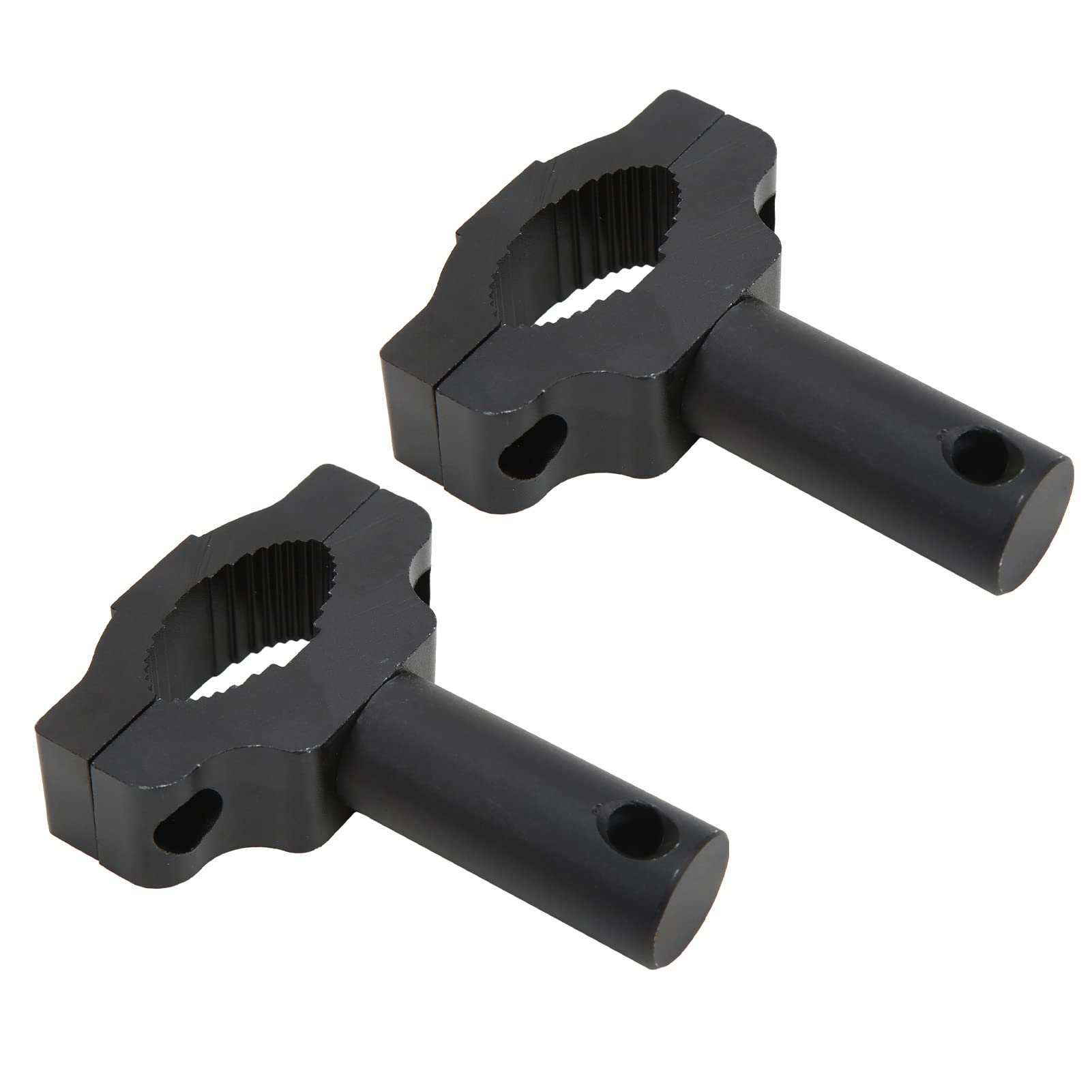 Soporte de barra de luz LED abrazadera de aluminio moto vehículo todo terreno 2 kits