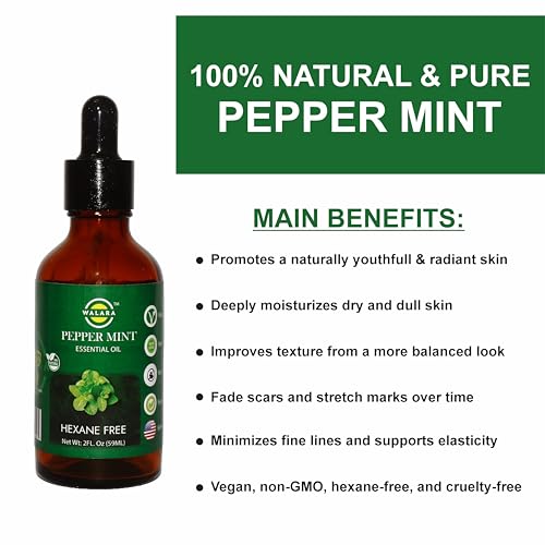 Aceite Esencial de Menta - 2 oz Puro y Natural miniatura 6