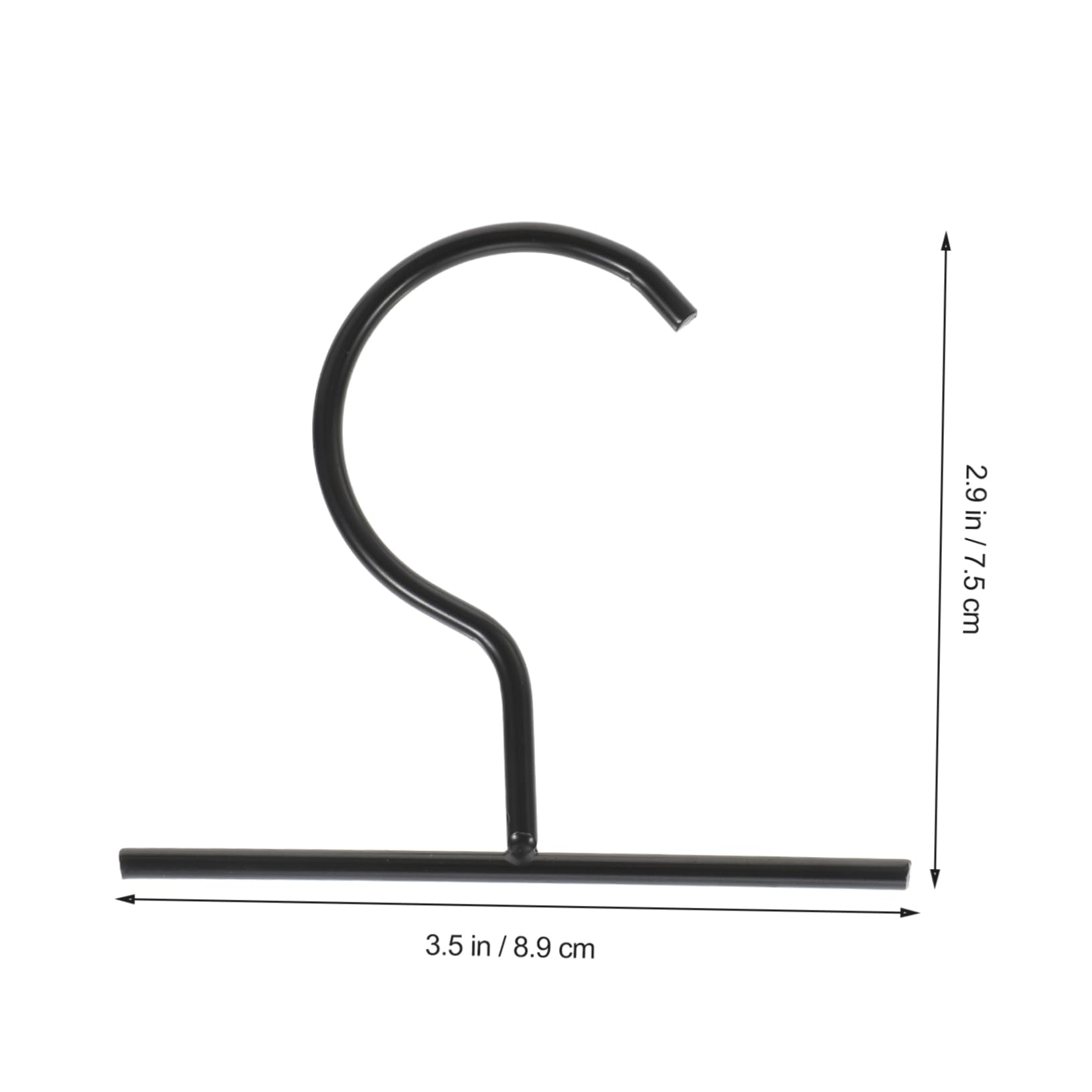 ABOOFAN 10pcs Scarf Ring Hangers Non-Slip Belt Rack Tie Hanging Hooks Scarf Organizer Storage Holders