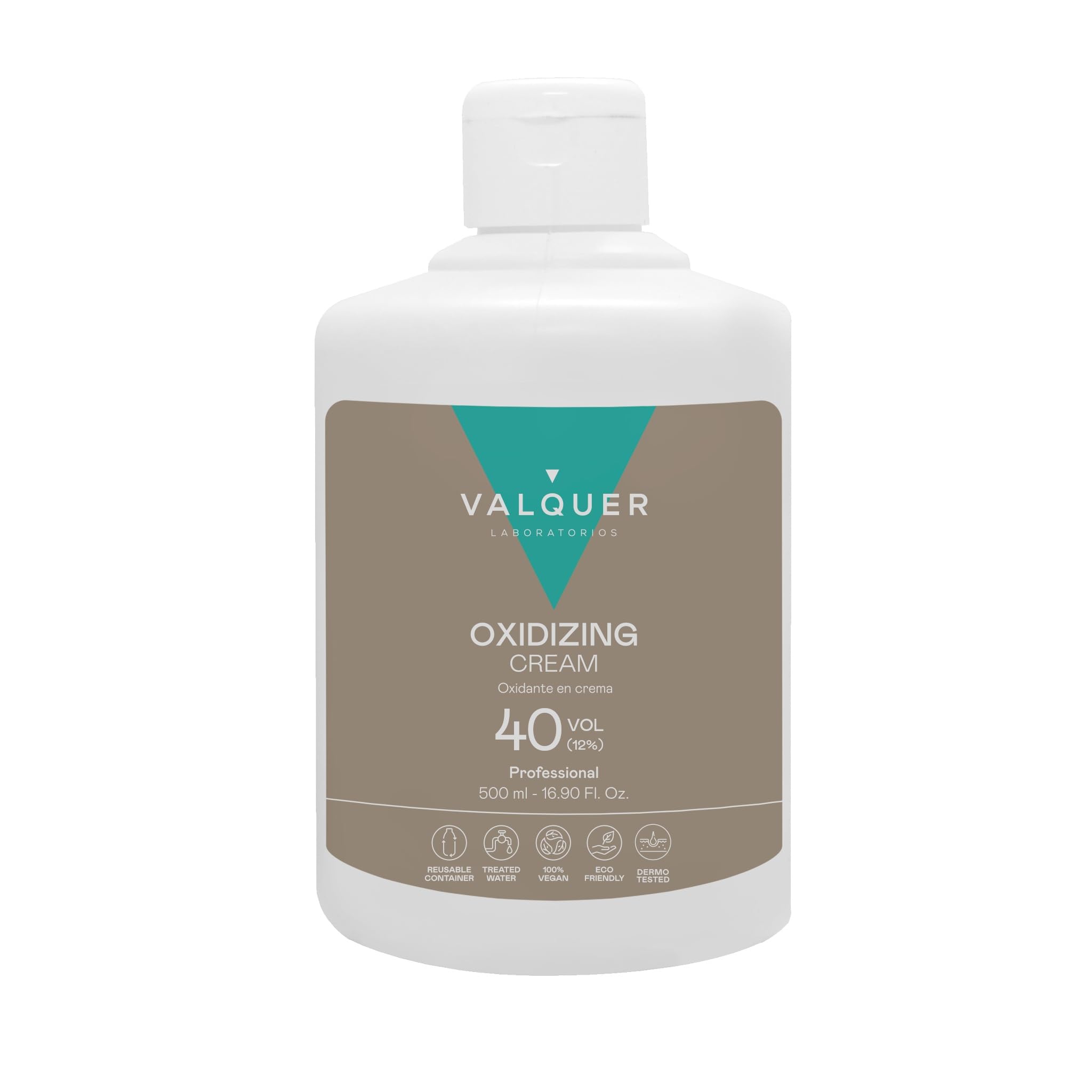 VALQUER Agua Oxigenada en Crema Estabilizada 20 Volúmenes 6% | Oxidante para Coloración Capilar Permanente y Decoloración | Vegano con Ingredientes de Origen Natural | Profesional | 1 L — view 7