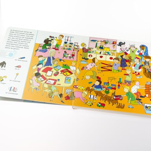 Hör mal (Soundbuch): Wimmelbuch: Im Kindergarten: Zum Hören, Schauen und Mitraten ab 2,5 Jahren. Ein wimmeliger Mitmachspaß