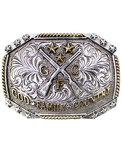 Cody James Men's God, Family, Country Belt Buckle - 734 One Size