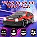 YUAN PLAN RC Drift Car, 1:24 Remote Control Cars 2.4GHz 4WD High Speed Drift RC Cars with LED Light and Dritfing Tires Racing Hobby Toy Car for Boys Girls Kids Adults (Red)
