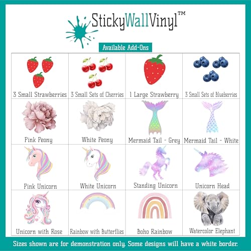 Vinilo decorativo personalizado para pared nombre niños miniatura 3