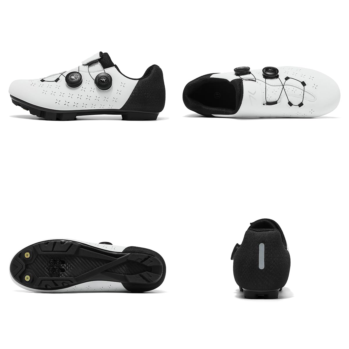 Zapatilla de Ciclismo MTB Hombre Mujer Zapatos Bicicleta de Montaña Exterior Compatibles con SPD Lock System para Deportes al Aire Libre