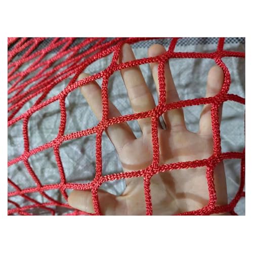 Filet de sécurité robuste double couche 4.5cm rouge pour équipement d'aventure - 2