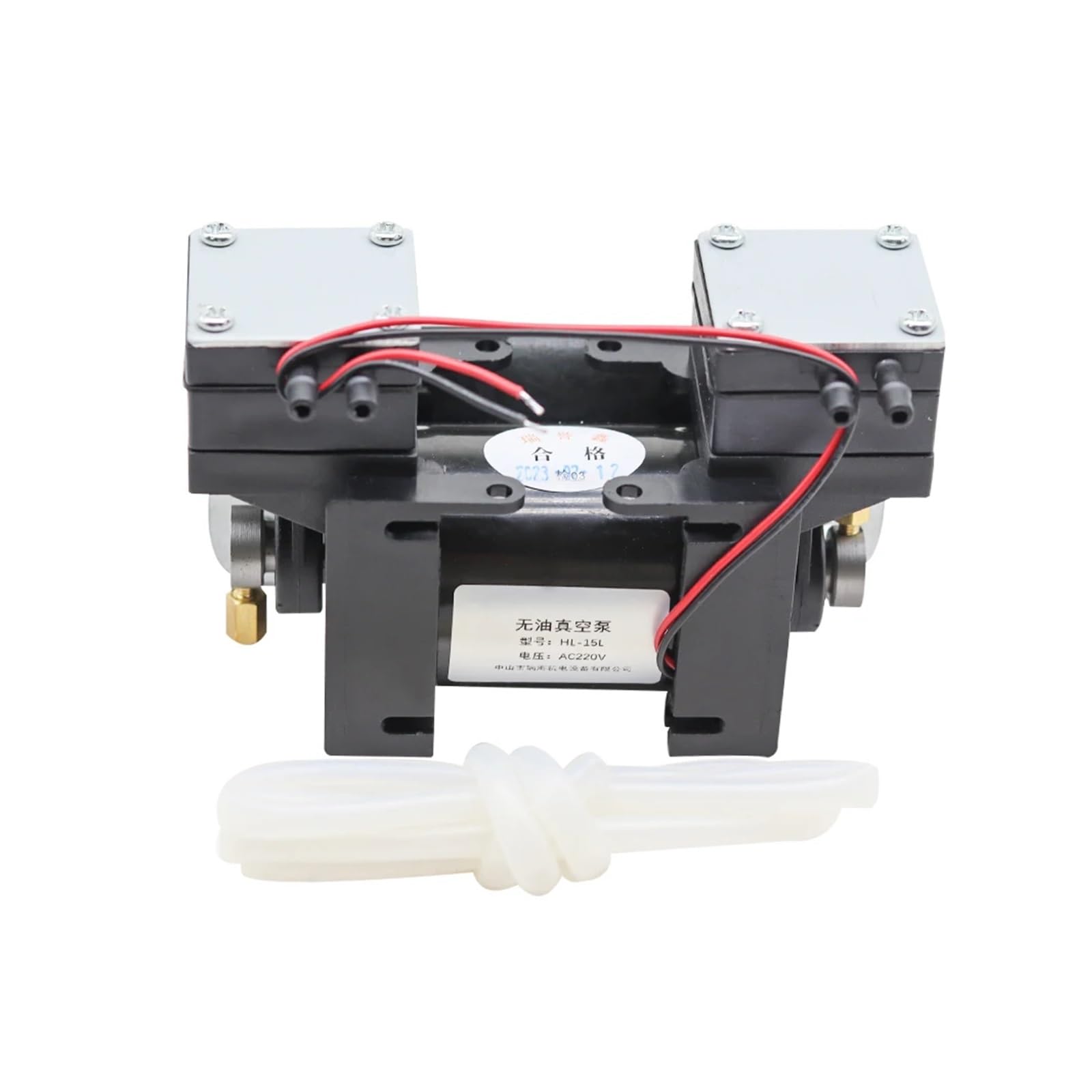 Bomba de vacío alta presión negativa positiva, instrumento belleza grande, bomba diafragma silenciosa doble cabezal, Micro aire(DC12V)
