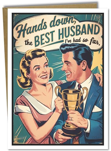 Katie Doodle Funny Anniversary Card for Husband