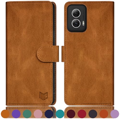 Protège-téléphone portefeuille Moto G Power 5G 2024 mixte