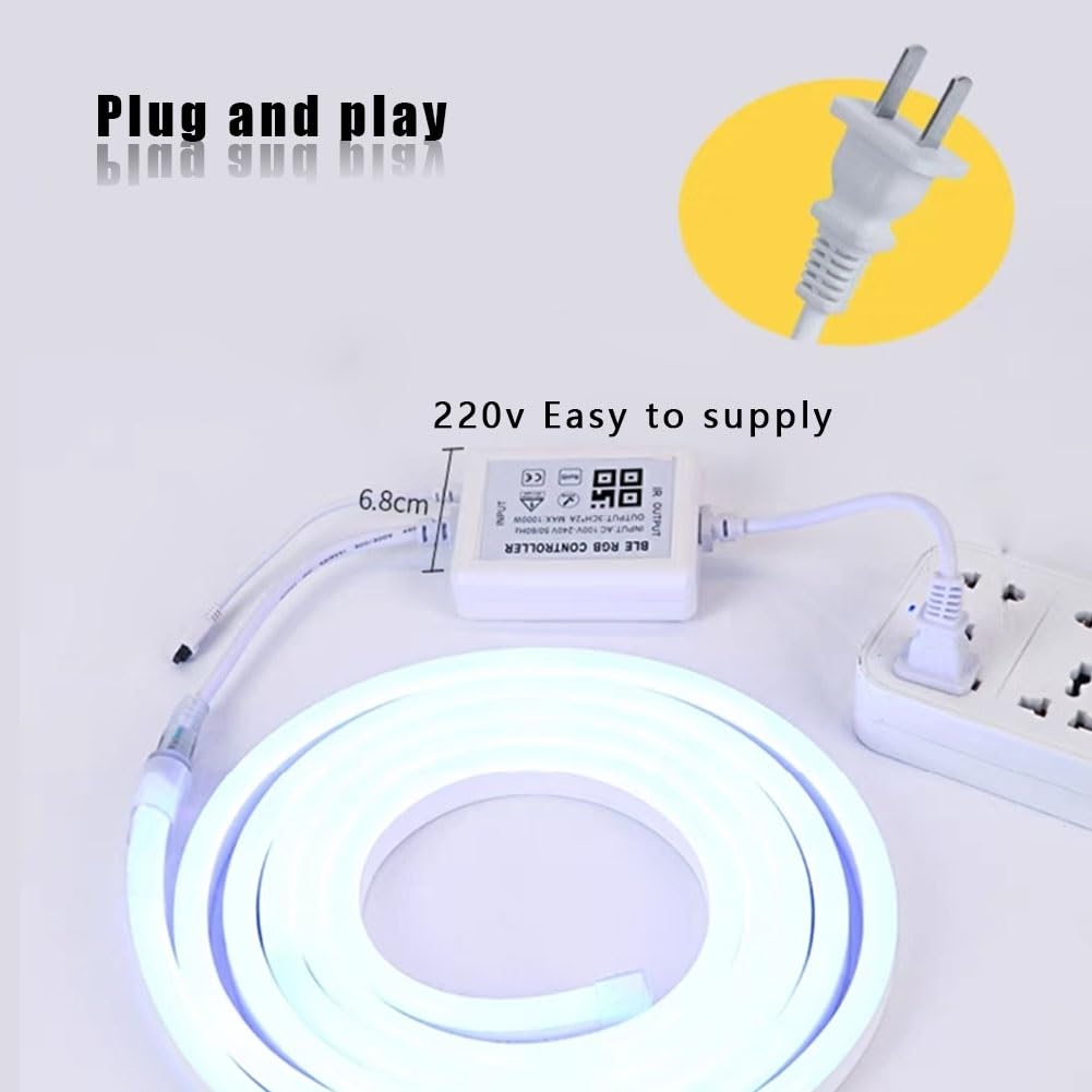 Bande LED de rétroéclairage pour écran TV, bande lumineuse RVB à couleur changeante avec contrôle par application mobile, chambre à coucher, etc, pour jeu TV,barre lumineuse à contrôle LED intelligent