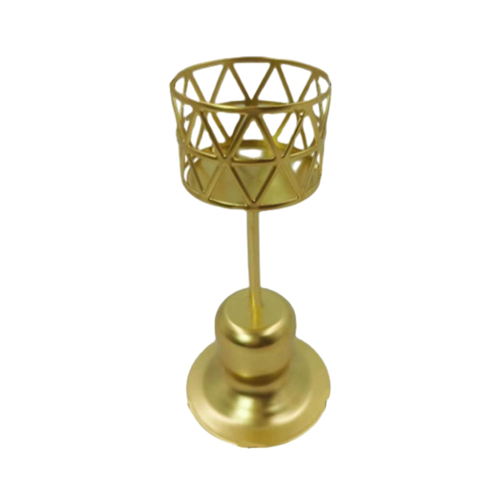 Buxuaaaa A4 Geometric Holder Table Centerpieces Decoration Hollow Candlestick Metal Stand Wedding Party Ornam Geometric Holders