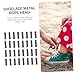 FRCOLOR Metal Shoelace Tips 150 Pcs Metal Rope Buckle Shoelace Tips for Shoes Shoelace Tips Metal Rope Buckle for Shoes