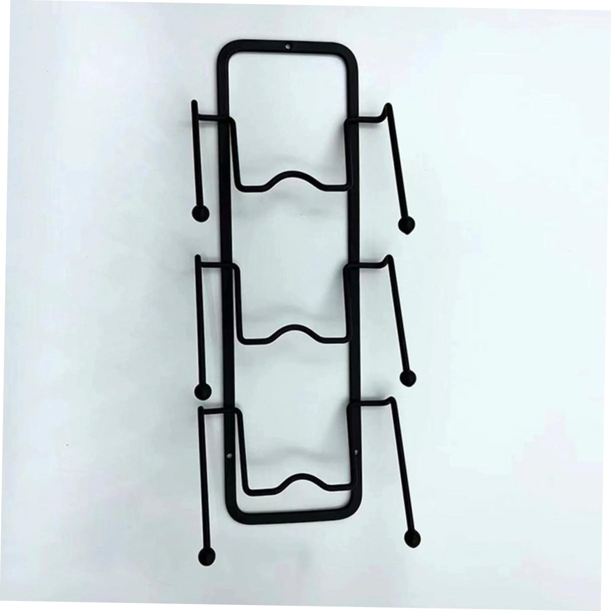 Cabilock 2pezzi Organizer per Coperchi di Pentole Portacoperchi Decorativo per Installazione Design Forma di U Protezione Contro Graffi Pratico per Casa