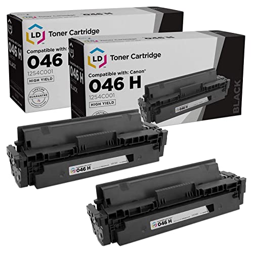 Top Brands LD Compatible Toner Cartridge Replacement for Canon 046H 1254C001 High Yield (Black, 2-Pack) Super Brands LD Compatible Toner Cartridge Replacement for Canon 046H 1254C001 High Yield (Black, 2-Pack)