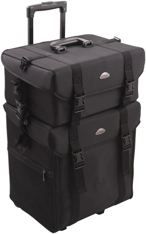 Black Trolley 1680D Nylon Craft/Quilting Storage Case - C6007
