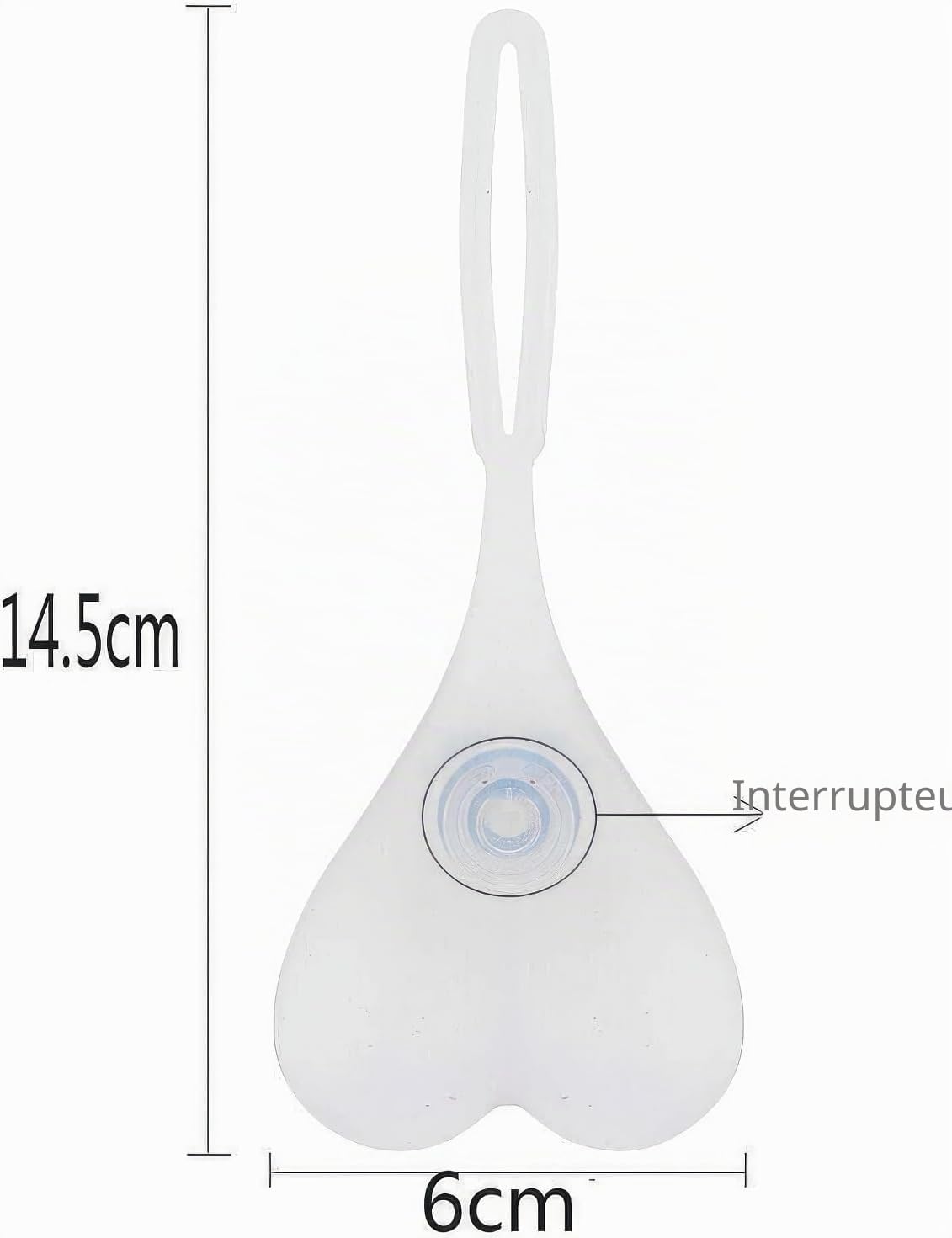 Feux arrière de Boule de vélo, Riloer Feux arrière pour VTT, Éclairage décoratif pour Jardins lumières d'avertissement de Coeur de vélo, Lampe d'oeuf LED Essentielle de Nuit, imperméable，Bleu