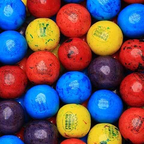 Gumballs for Gumball Machine - 1 Inch Large Gumballs - Berry Blots Big Gum Balls in Resealable Bag - 1.7 Lb Gumball Machine Refills - 100 Pcs Giant Gumballs - Bulk Gum for Kids - Assorted Gum Refill Cover