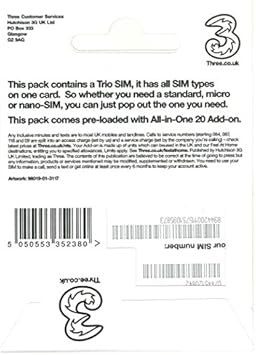 Amazon Co Jp フランス Sim Three フランス他約60地域 30日データ12gb イギリス国内データ12gb 通話3000分 コミコミパック 日本語オリジナルマニュアル付 家電 カメラ
