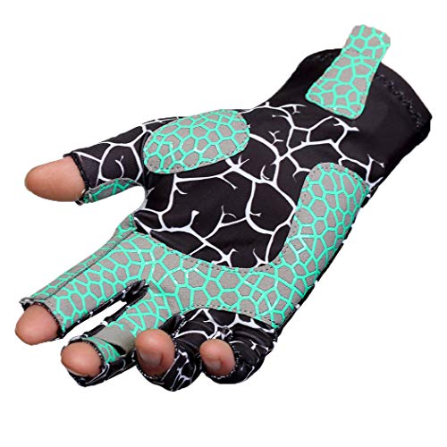Fishing Gloves Fingerless Men Women Upf 50 Half Finger Sun Gloves For Cycling Hiking Trekking Fly Fishing Hunting Shooting Paddling Kayaking Rowing Sailing #TOP4