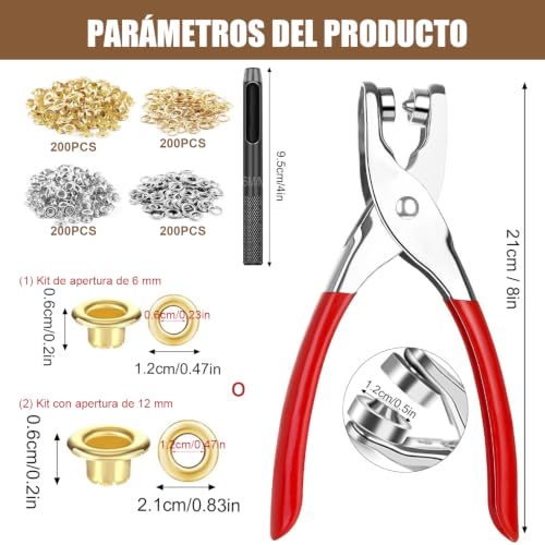 Remachadora para ojillos 17 Imagen adicional