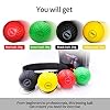 Wenosda Boxing Reflex Ball Set Training Speedball Punching Fight Balls Speed Bag Kickboxing Exercise Equipment 2 Difficulty Level Speedballs with Nylon Headband for Adult Kids