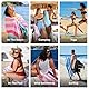 Dock & Bay Strandhandtuch - Schnell trocknende Mikrofaser, ohne Sand - Kompakt, Leicht - 100% recycelt - Inklusive Beutel - Summer - Coastal Candy, Large (160x90cm, 63x35)